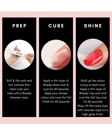 Bluesky Gel Nail Polish Hot Pop Pink 80519 Bright Hot Pink Pink Long Lasting Chip Resistant 10 ml (Requires Drying Under UV LED Lamp) Hot Pop Pink 10 ml (Pack of 1) - Buy Online on GoSupps.com