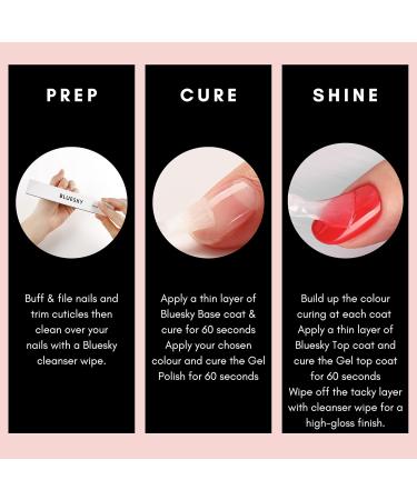 Bluesky Gum Gel 15g - Milky White Poly Gel Nail Builder | Fast UV LED Nail Extension Gel | 30g - Buy Online on GoSupps.com