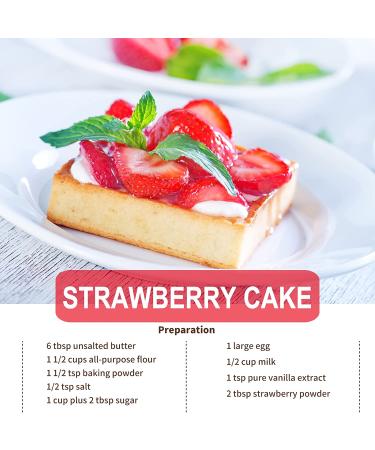 Organic Strawberry Powder - 5.3oz (150g) Freeze Dried Fruit Powder - Buy Online on GoSupps.com