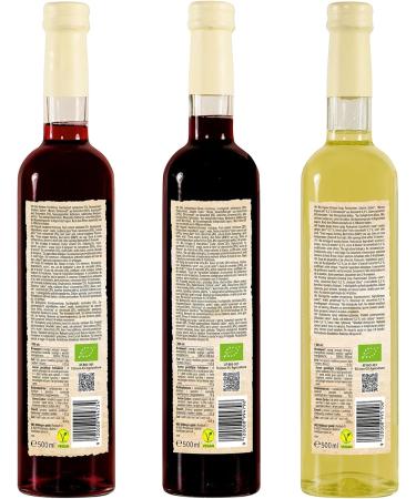 H llinger Bio Sirop Set 3 Bouteilles de 500ml Framboise Cassis-Citron et Gingembre Ratio de Dilution 1:9 Sans Alcool - Buy Online on GoSupps.com