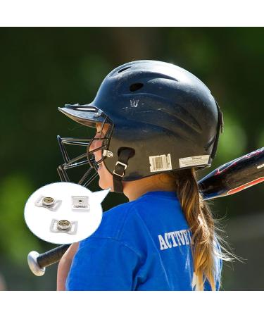 10 Sets Sports Helmet Repair Kit - Stainless Steel Push Button Buckle & Chin Straps for Football Baseball Hockey - 20x26mm & 28x34mm Accessories - Buy Online on GoSupps.com