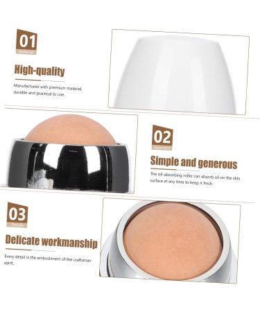 FOYTOKI 1pc Facial Oil Absorbing Ball Skincare Tool Cleaning Tool Facial Oil Control Tool Face Roller White 1 count (Pack of 1) - Buy Online on GoSupps.com