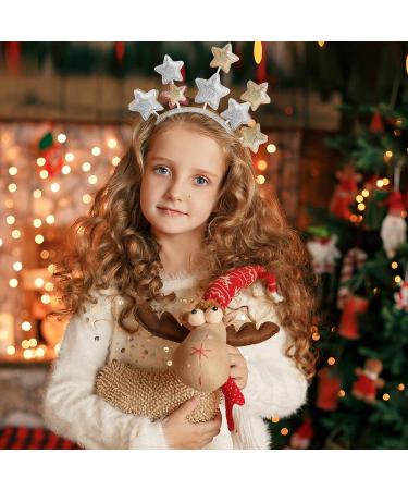 Glitter Star Headband Set for Birthday Party and Holiday Festivals - 2PCS Hair Bands for Women, Kids, and Adults - Buy Online on GoSupps.com