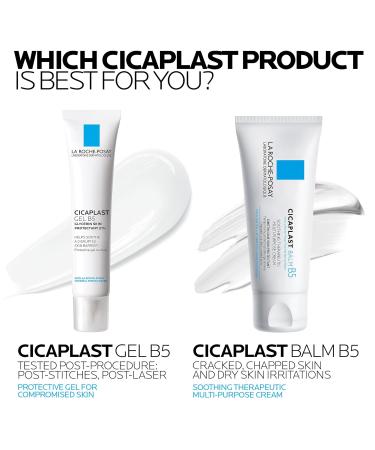 La Roche-Posay Cicaplast Gel B5 | Protective Repair Gel for Cracked Skin | Madecassoside & Glycerin | Post-Procedure Soothing | 1.35 Fl Oz - Buy Online on GoSupps.com