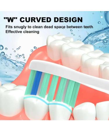 Replacement Toothbrush Heads for Philips Sonicare - Compatible Snap-On Brush Heads (12 Pack - Buy Online on GoSupps.com