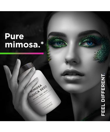 Organic Mimosa Pudica Seed Capsules - 2 Month Supply - Vegan Supplement - Non-GMO - 120 Capsules - Buy Online on GoSupps.com