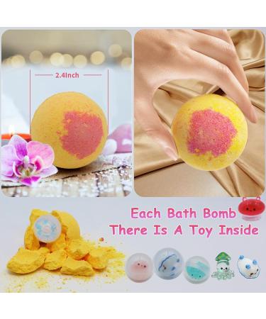 Bath Bomb Gift Set with Surprise Toys - Organic & All-Natural Ingredients - Ideal Birthday & Easter Spa for Kids - Buy Online on GoSupps.com