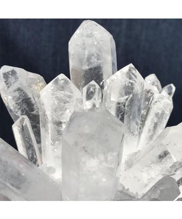 2.11LB Natural Clear White Quartz Cluster Crystal Specimen JZIGTDEM - Buy Online on GoSupps.com