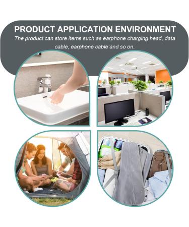 1pc Toothbrush & Toiletry Storage Bag for Men | Travel Organizer for Toothpaste Headset Cables & More - Buy Online on GoSupps.com