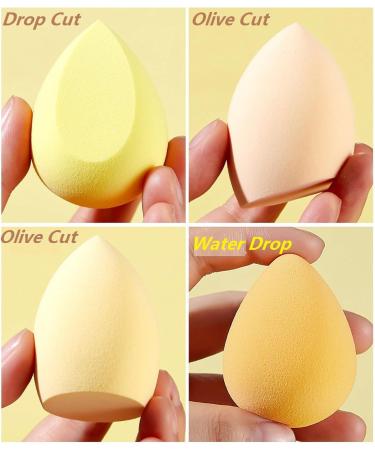 Premium Makeup Sponge Egg Latex-Free Makeup Puff Beauty Foundation Blend Sponge Wet and Dry Multifunctional Professional Makeup Tools Safe to Use on Your Skin Beauty Blender (Yellow) - Buy Online on GoSupps.com