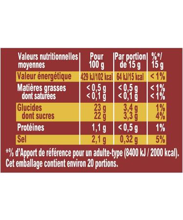 AMORA Ketchup Nature 300 g - Pack of 3 - Buy Online on GoSupps.com