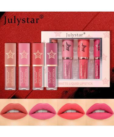 INTEROOKIE Makeup Matte Lipstick Set Nonfading lip glaze natural and longlasting coverage B - Buy Online on GoSupps.com