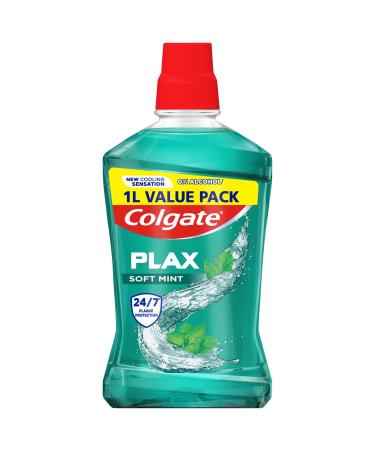 Colgate Plax Soft Mint Mouthwash with CPC 1000 ml Mint 1 l (Pack of 1)
