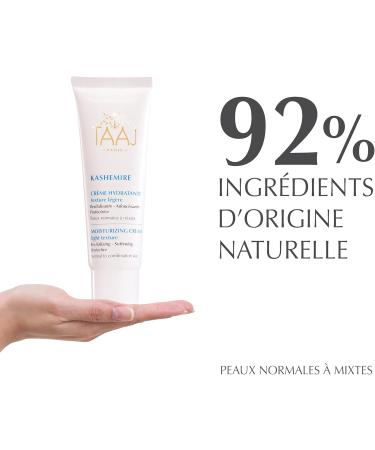 TAAJ | Moisturising cream with light texture - KASHEMIRE | Revitalises moisturises protects and softens the skin | Soft supple and fresh skin | Vitamin A E and minerals | Vegan | Aloe Vera | 50 ml - Buy Online on GoSupps.com