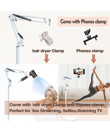 360 Adjustable Hair Dryer Stand Holder - Hands-Free Floor Mount for All Hair Dryers - Ideal for Home Use (Black - Buy Online on GoSupps.com