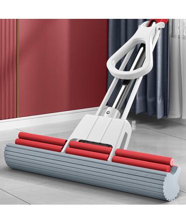 Mop Hand Washable Absorbent Household Floor Cleaning Wet and Dry Use Commercial Dust Removal Office Hotel Reusable (blue ) to pursue happiness - Buy Online on GoSupps.com