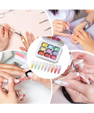 Decorative Gel 9 Gradient Effects | Non-Removable Paint Design for French Manicure and Personal Care - Buy Online on GoSupps.com