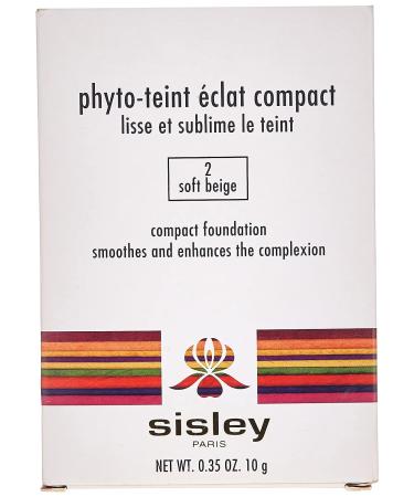 Sisley Phyto Teint Eclat Compact Foundation No. 2 Soft Beige 0.35 oz - Women's Makeup - Buy Online on GoSupps.com