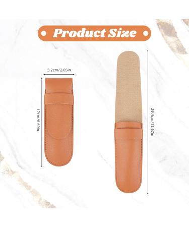AMIJOUX 7 Leather Razor Case | Travel Protection for Safety Razors | Stylish & Durable Men's Leather Case - Buy Online on GoSupps.com