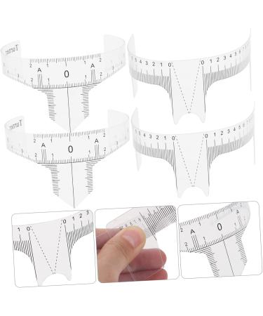 WOFASHPURET 10pcs Eyebrow Design Ruler Beauty Tools Brow Ruler Sticker Eyebrow Shape Face Ruler Measurer Shaping - Buy Online on GoSupps.com