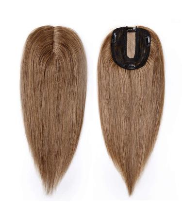Buy Sego Hair Part Topper - Remy Real Hair Clip In Extensions for Women - Light Brown #6 - 40cm 50g - Thicker 130% Density - Buy Online on GoSupps.com