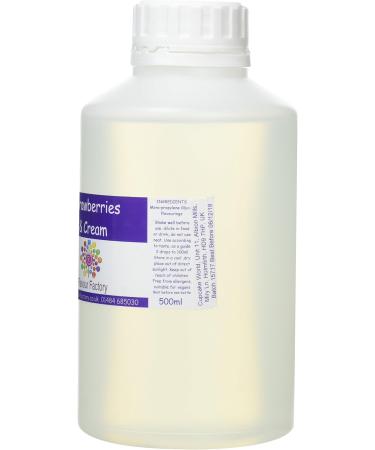 Flavour Factory Intense Food Flavouring Strawberries & Cream 500ml - Buy Online on GoSupps.com
