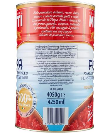 Italian Gourmet E.R. Tomato Paste with 100% Italian Sauce 4.0 kg + Polpa 400 g - Buy Online on GoSupps.com