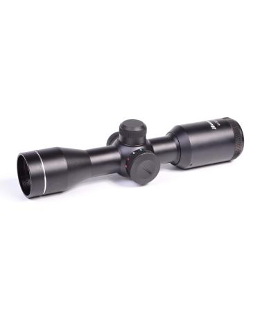 Hammers Compact Red/Blue Illuminated Multi-line Reticle Crossbow Scope 4X32 w/Weaver Rings