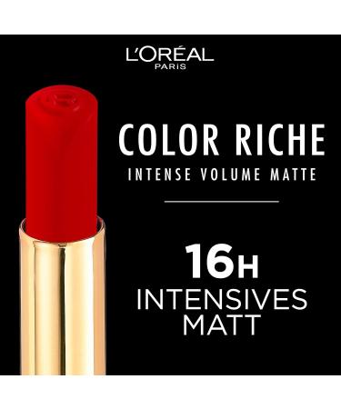 L'Or al Paris Color Riche Intense Volume Matte Lipstick 188 Rose Activist - Hyaluronic Acid Infused, 16h Long-Wear Formula - Buy Online on GoSupps.com