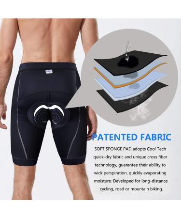 Nicewin Men's Cycling Trousers - 4D Padded Bicycle Shorts Breathable & Fast-Drying Shockproof XL Green - Buy Online on GoSupps.com