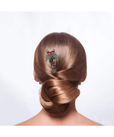 LALAFINA 1pc Butterfly Metal Hairpin Hair Chopsticks Asian Decor Bridal Side Hair Clip Flower Hairpin Bridal Hair Clip Chinese Style Hair Pin Hair Fork Antique Miss Temperament - Buy Online on GoSupps.com