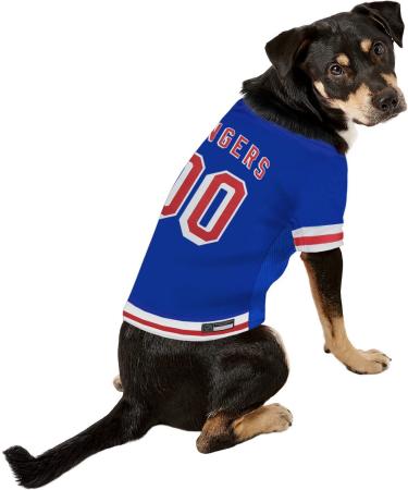 New York Rangers Small NHL Dog Jersey - Officially Licensed Pet Apparel for Rangers Fans - Buy Online on GoSupps.com