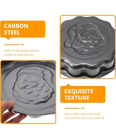 Alipis 1pc Cake Mold Cake Pan Baking Pans Cupcakes Carbon Steel Baking Pan Non-Stick Mold Pie French 19.5X19.5X4CM Grey - Buy Online on GoSupps.com