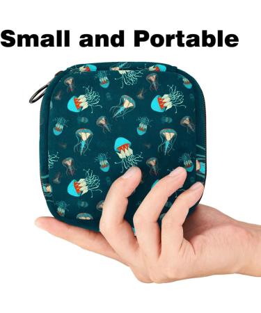 Seamless Jellyfish Sanitary Napkins & Menstrual Cup Pocket - Multicolored Periodic Inserts Panty Liners & Tampons for Girls & Women - Buy Online on GoSupps.com