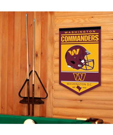 Washington Commanders Heritage History Banner Pennant - Premium Sports Decor for Fans | Shop Worldwide - Buy Online on GoSupps.com