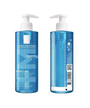 La Roche-Posay Face Wash Gel Cleanser Effaclar Gentle Purifying Foaming Gel for Oily and Sensitive Acne-Prone Skin. Alcohol-free Soap-Free Paraben-free Non-Comedogenic 400mL - Buy Online on GoSupps.com