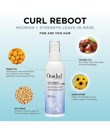 OUIDAD Curl Reboot Strengthen + Nourish Leave-In Mask 8.5 oz - For Fine Hair - Buy Online on GoSupps.com