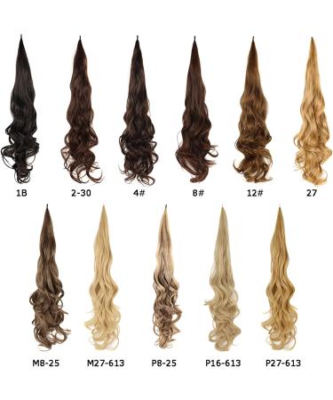 Ponytail Extension Flexible Wrap Around Hair Ponytail Layered Fake Tail Wig Synthetic Ponytail Extensions Natural Curly Hairpiece for Women Ponytail Hair Extension(8L 32Inches 80cm) 32Inches 80cm 8L - Buy Online on GoSupps.com