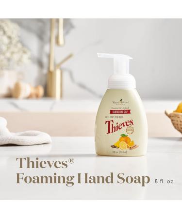 Thieves Foaming Hand Soap 3-Pack (8 oz) by Young Living - Natural Antibacterial Formula - Buy Online on GoSupps.com