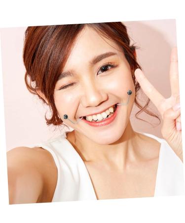 BELLIFFY 1 Pair Dimple Trainer Cheeks Clip Dimples Trainer for Cheeks Metal Dimples Exerciser Facial Tool Face Dimples Exerciser Dimples Maker for Face Cheeks Face Exerciser Cheeks Balls 4.30X2.50X0.80CM Black - Buy Online on GoSupps.com