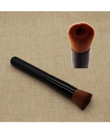 1PC Concave Makeup Brush Liquid Brushes Brush Large Face Brush Liquid Cream Blending Tool Cosmetic Applicator For Full Coverage(Black) - Buy Online on GoSupps.com