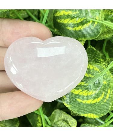 Xianvxi 1.8 Clear Quartz Heart Palm Stone - Healing Crystal Gemstone for Reiki & Anxiety Relief | Perfect Valentine's Day Gift - Buy Online on GoSupps.com