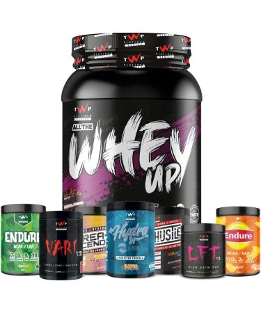 TWP Nutrition Platinum Series All The Whey Up Protein Powder Shake 23g Whey Protein Low Fat Low Carbs 2.1kg/900g & 70/30 Servings Vegetarian Friendly (Black Forest Gateau 900g) Black Forest Gateau 900g - Buy Online on GoSupps.com