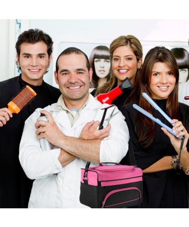 Professional Pink Salon Hairdresser Handbag - Large Capacity Portable Beauty Travel Bag for Women - Buy Online on GoSupps.com