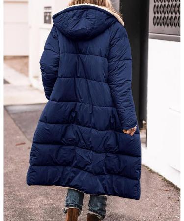 Hanxiulin Oversized Plush Jacket - Warm Lined Fleece Sweater for Ladies | Breathable Hooded Outdoor Fleece Coat - Buy Online on GoSupps.com