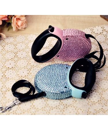 Sweet Roller Leash - Extendable Rhinestone Walking Leash for Small & Medium Dogs Puppies & Cats - Perfect Pet Parenting Accessory - Buy Online on GoSupps.com