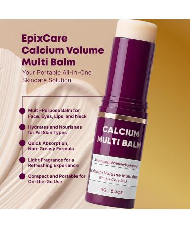 Layla Mae Calcium Volume Multi Balm Stick - Anti-Wrinkle Face Lift Firming & Tightener Skincare - Wrinkles Smooth Skin Eye Lip & Neck Care Hydrating Moisturizing Multi-Balm with Collagen 0.3 Ounce (Pack of 1) - Buy Online on GoSupps.com