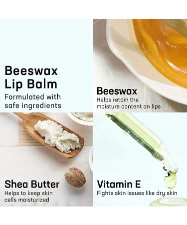 Azani Active Care Natural Beeswax Coconut Lip Balm 1.05 Oz - Moisturizing for Dry & Chapped Lips | 100% Natural with Vitamin E & Shea Butter | Unisex Lip Care - Buy Online on GoSupps.com