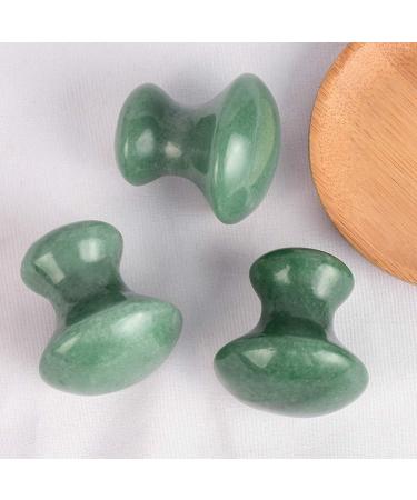 Uonlytech Mushroom Facial Massage Stone & Jade Roller Kit - Natural Skincare Tool for Radiant Skin - Buy Online on GoSupps.com