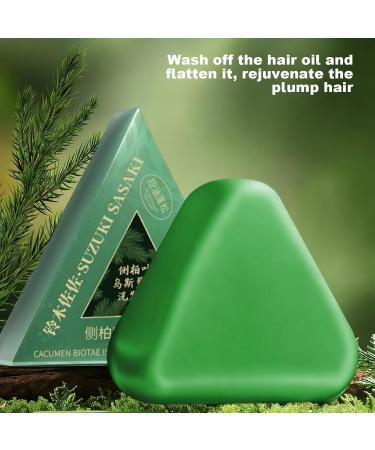  G n rique Solid Shampoo Soap 3 Pieces Triangle Purifying Shampoo for Women Gentle Bar Control Green Oil Daily Care Scalp Types Hair Types Home Travel Bathroom - Buy Online on GoSupps.com